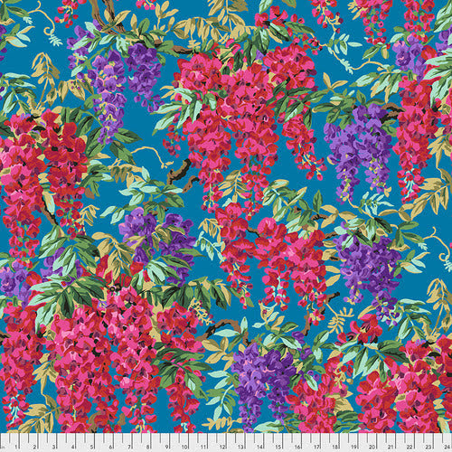 1 Yard Cut Wisteria - Teal (Philip Jacobs for Kaffe Fassett Collective)