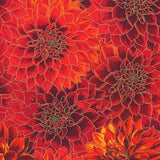 Autumn Bouquet Scarlet from Robert Kaufman Sold by the Half Yard