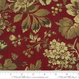 Marias Sky Turkey Red (Nantucket Beauty from Moda Fabrics Floral) Sold by the Half Yard