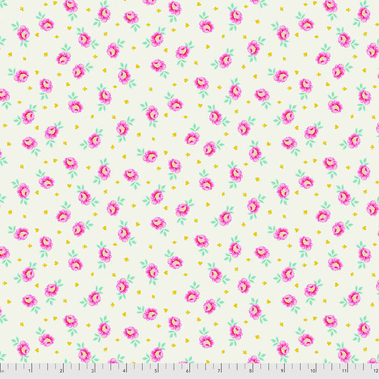 Baby Buds - Sugar by Tula Pink ~ Curiouser & Curiouser Sold by the Half Yard