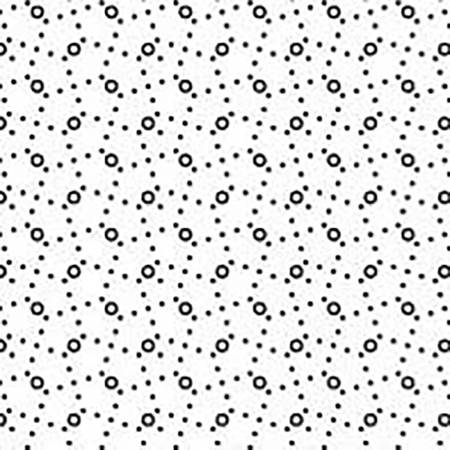 White on White Circles & Specks (Shown in black for clarity)