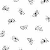 White on White Butterflies (Shown in black for clarity)