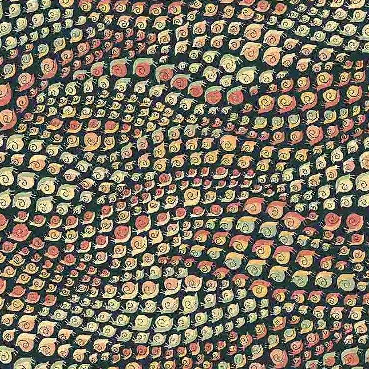 Frond of You Snaileed It DS-1867 by DearStella Sold by the Half Yard