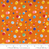 Remnant 31" Story Time Happy Dots Orange from Moda Fabrics