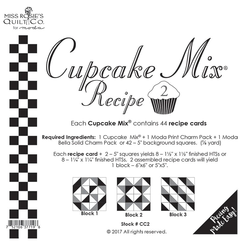 Miss Rosie's Cupcake Mix Recipe #2 from Moda Fabrics