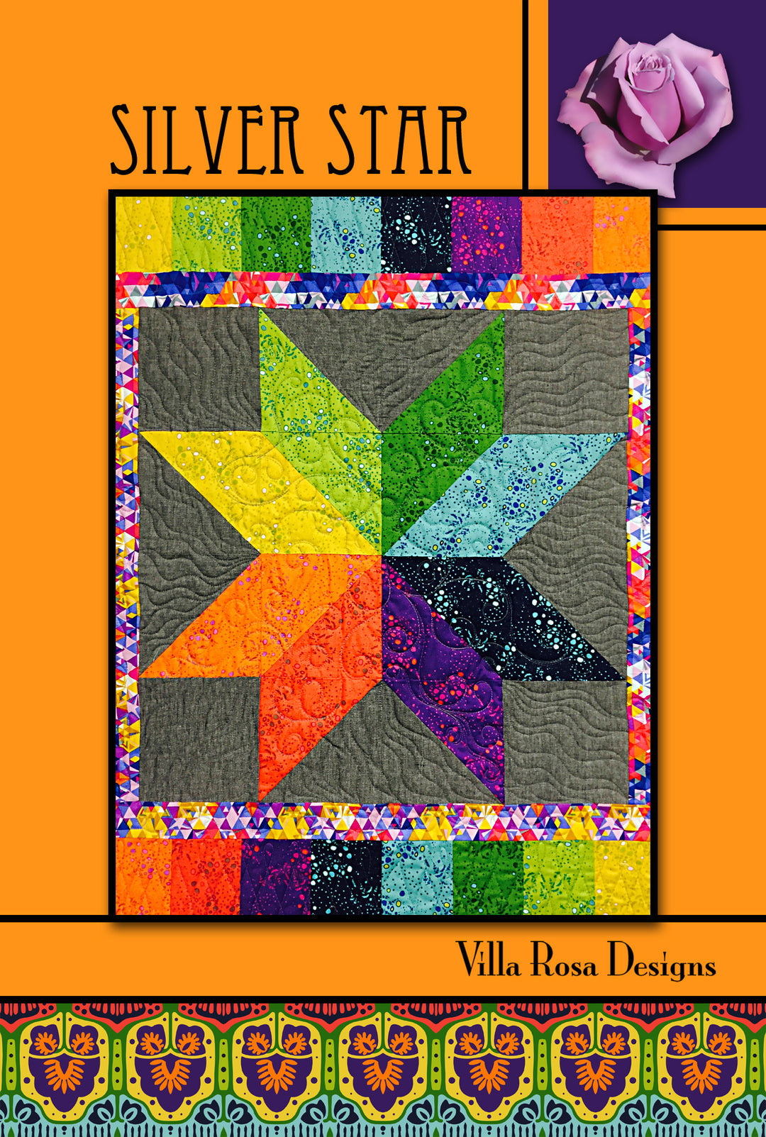 Silver Star Quilt Pattern by Villa Rosa Designs