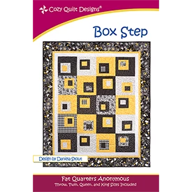 Box Step Fat Quarters Anonymous Pattern from Cozy Quilt Designs