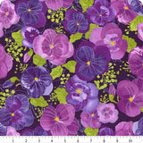 Pansy's & Posies Leaf Birdies in the Posies by Moda Fabrics Sold by the Half Yard