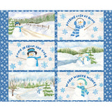 Monthly Placemats January 36" Panel - set of 6 placemats - by Rile Blake Designs Sold by the Half Yard