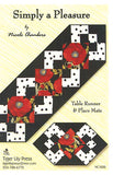 Simply a Pleasure Quilt Pattern - Table runner or Placemats