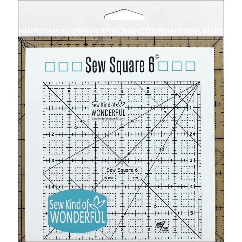 Sew Square 8” ruler ~ Sew Kind of Wonderful