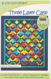 Three Layer Cake Quilt Pattern by Cozy Quilt Designs