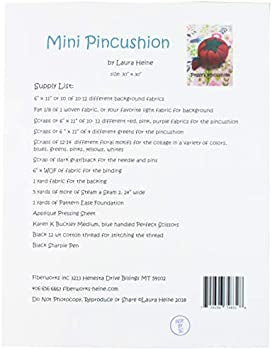 Laura Heini Mini Pin Cushion Collage Pattern