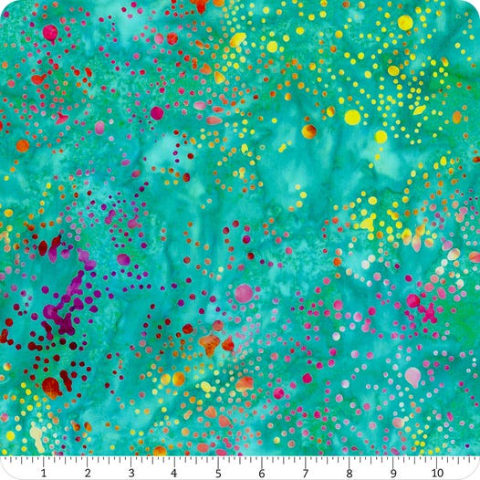 Paint Splatter Airbrush 859Q-7 from Windham Fabrics Anthology Fabrics Sold by the Half Yard