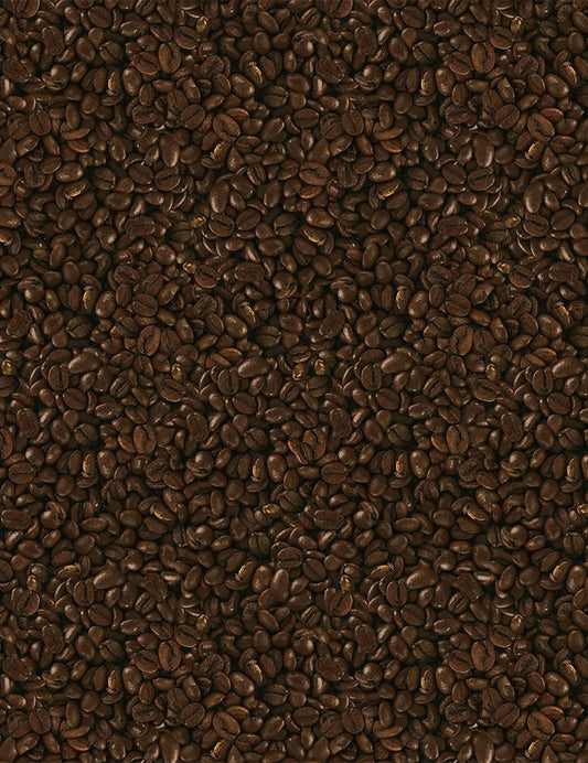 Coffee Beans from Timeless Treasures Sold by the Half Yard