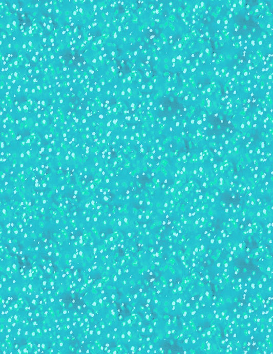 Painted Little Dots Turquoise from Timeless Treasures Sold by the Half Yard