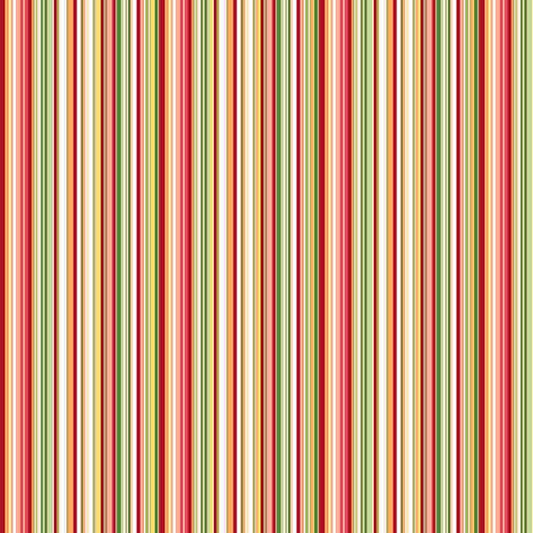 1 Yard Cut Morning Blossom Barcode Stripe by Northcott