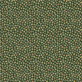 Pumpkin & Spice Dark Green Spice Dot from Benartex Designer Fabrics Sold by the Half Yard