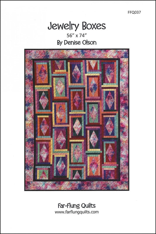 Jewelry Boxes Quilt Pattern by Far Flung Quilts