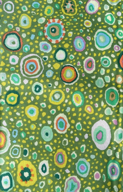 Kaffe Fassett Roman Glass Leafy from Free Spirit Sold by the Half Yard