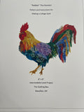 Robbie the Rooster ~ Collage pattern