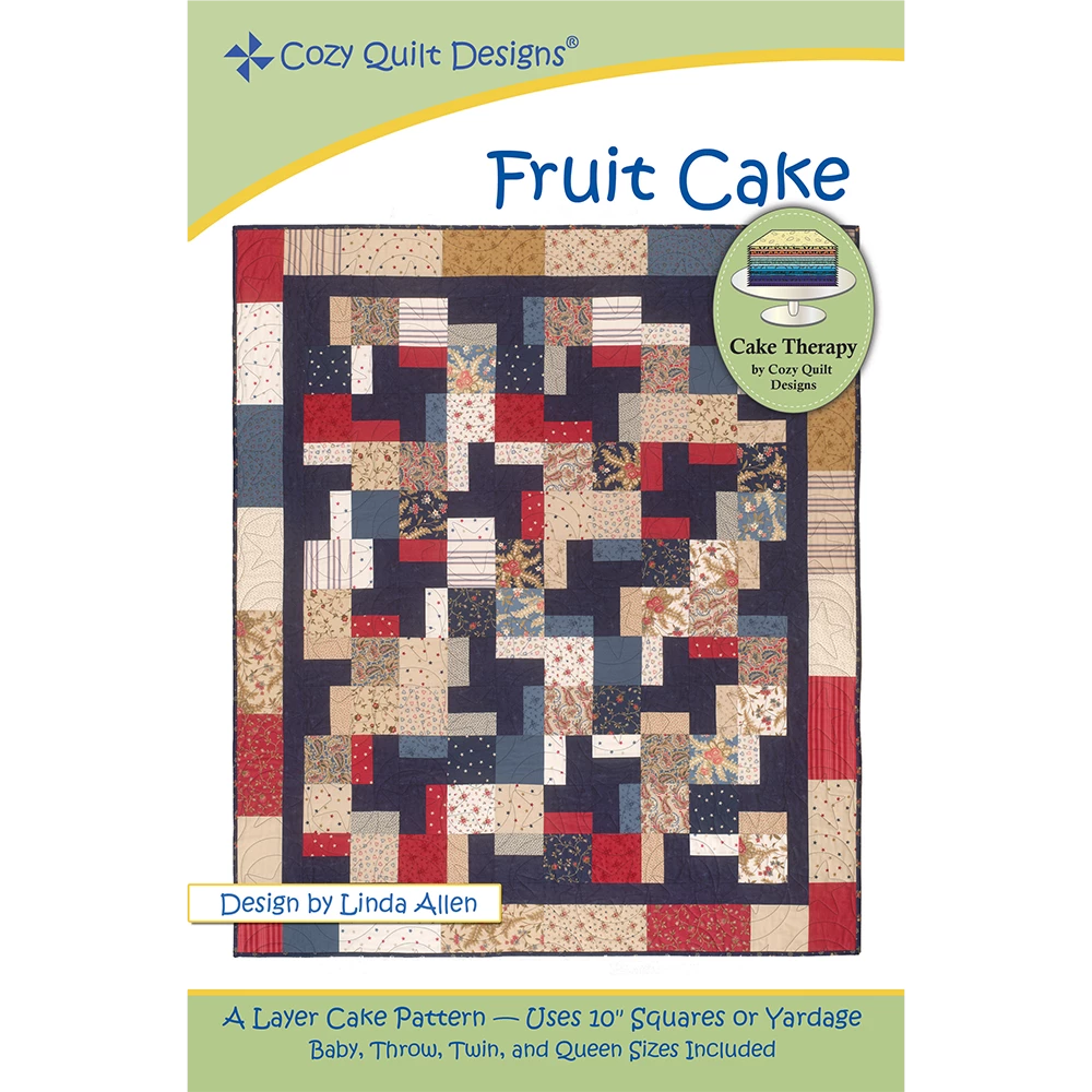 Fruit Cake Layer Cake Pattern from Cozy Quilt Designs