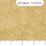 Crackle Sponge Toffee from Northcott Sold by the Half Yard