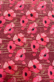 Poppy Carmine Poppy 53454-4 by Chistina Adolph Collection for Windham Fabrics Sold by the Half Yard