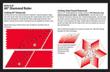 Creative Grids 60 Degree Diamond Ruler designed by Krista Moser