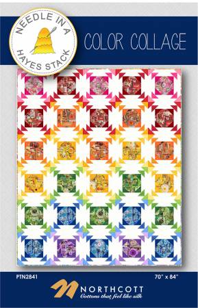 Color Collage Pattern from Northcott