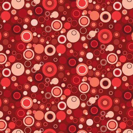 Red Bubble Dot by Henry Glass Sold by the Half Yard