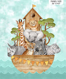 36" x 43" Baby Safari Panel from Northcott Sold by the Panel
