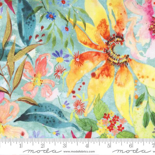 Eufloria Jade 39742 15 from Moda Fabrics