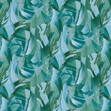 Wide Back Matrix Wave Teal 108" wide by P&B Textiles Sold by the Half Yard