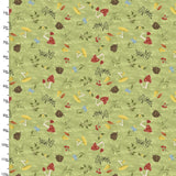 You Light My Way Gnome - Green Nature Toss by 3 Wishes Fabric