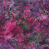 Ruby Bali Batik U2504H-143 by Hoffman Fabrics Sold by the Half Yard