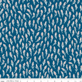 Rocky Mountain Wild Berries Blue from Riley Blake Sold by the Half Yard