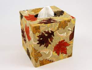 Colorway Arts Cartonnage Fabric Tissue Cover Box - Square Kit 141